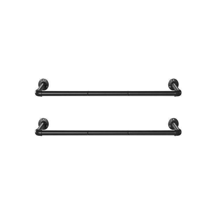 Set of 2 Clothes Hanging Bar Set FredCo