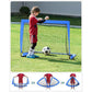 Set of 2 Folding Children's Soccer Goal Blue FredCo