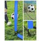 Set of 2 Folding Children's Soccer Goal Blue FredCo