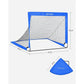 Set of 2 Folding Children's Soccer Goal Blue FredCo