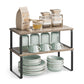 Set of 2 Kitchen Counter Shelves FredCo