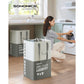 Set of 2 Laundry Baskets Dark Gray FredCo