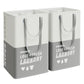 Set of 2 Laundry Baskets Light Gray FredCo