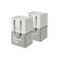 Set of 2 Laundry Baskets Light Gray FredCo