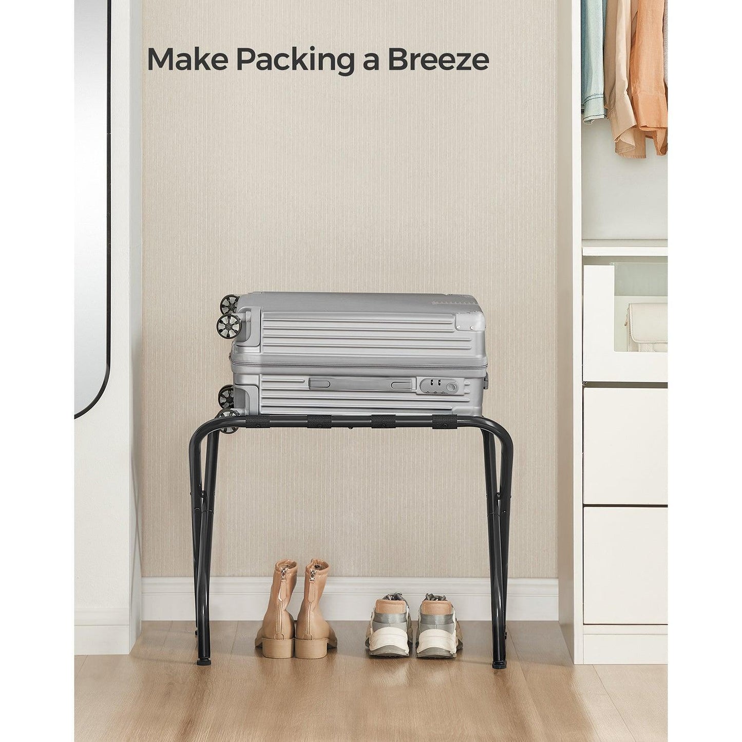 Set of 2 Luggage Rack for Guest Room FredCo