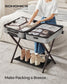 Set of 2 Luggage Racks Chestnut Brown FredCo
