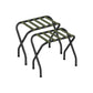 Set of 2 Luggage Racks Forest Green/Black FredCo