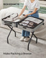 Set of 2 Luggage Racks Forest Green/Black FredCo
