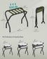 Set of 2 Luggage Racks Forest Green/Black FredCo
