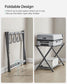 Set of 2 Luggage Racks Slate Gray FredCo