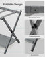 Set of 2 Luggage Racks Slate Gray FredCo