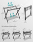 Set of 2 Luggage Racks Slate Gray FredCo