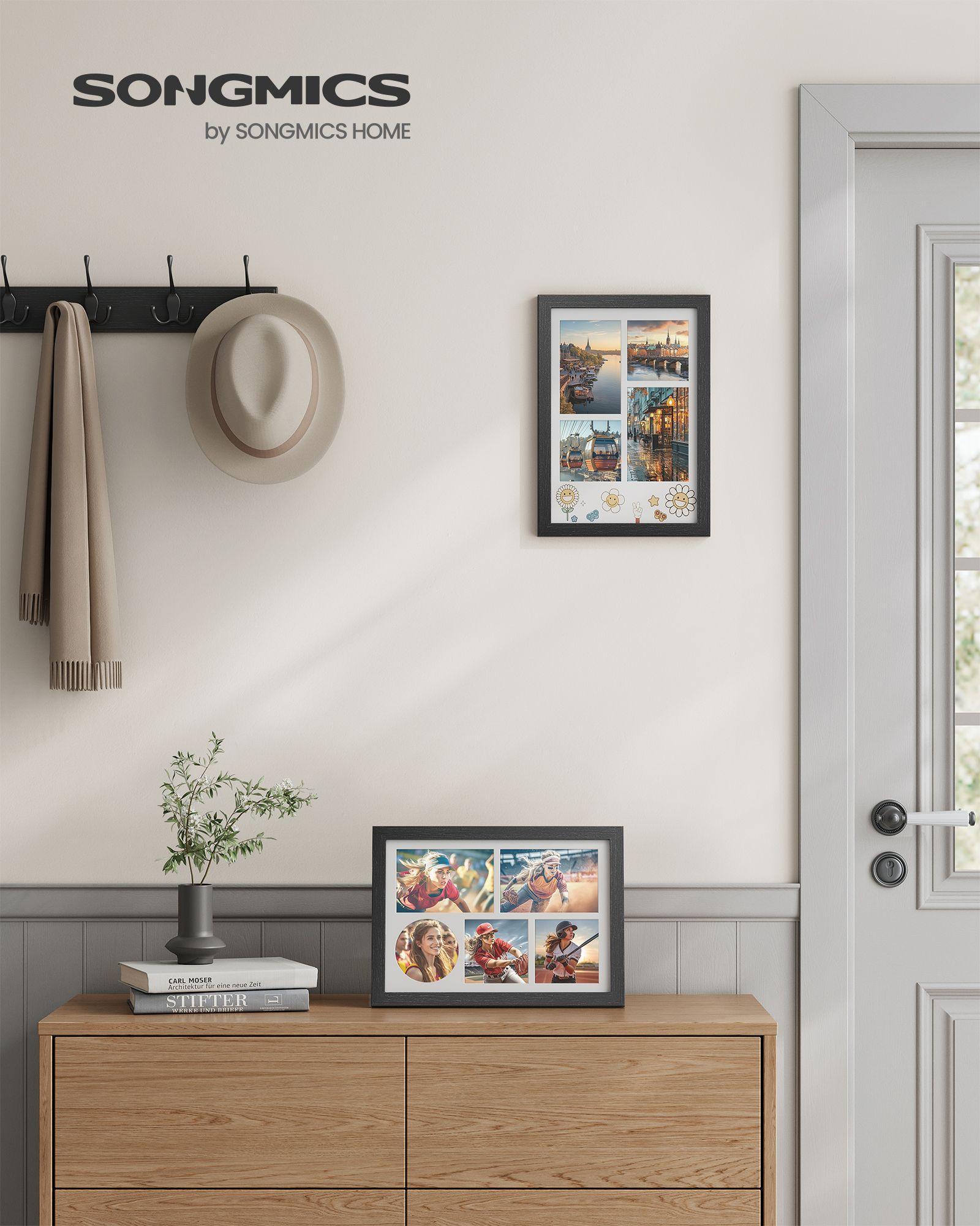 Set of 2 Picture Frame A4 Black FredCo