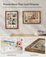 Set of 2 Picture Frame A4 Brown FredCo