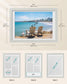 Set of 2 Picture Frame A4 White FredCo