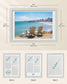 Set of 2 Picture Frame A4 White FredCo
