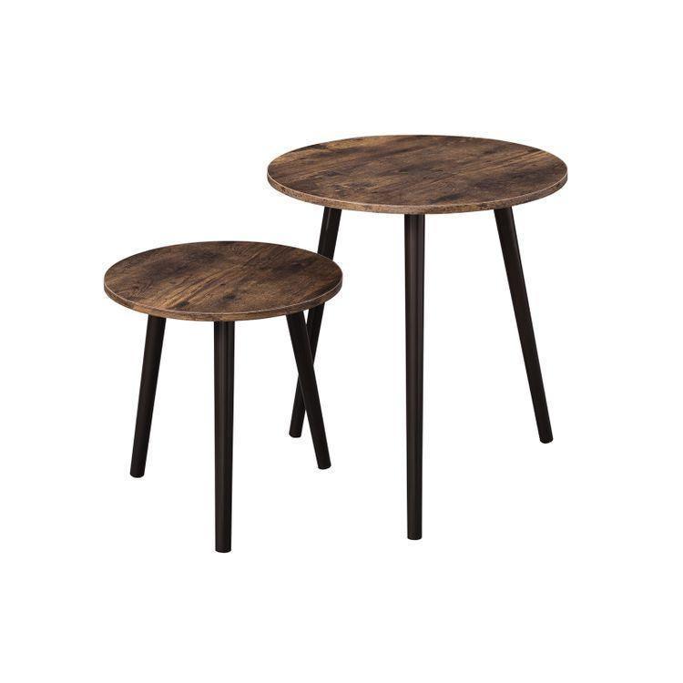 Set of 2 Side Tables FredCo