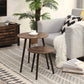 Set of 2 Side Tables FredCo