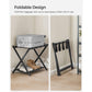 Set of 2 Suitcase Stand with Storage Shelf FredCo