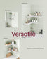 Set of 2 Wall-Mounted Corner Shelves Cloud White FredCo