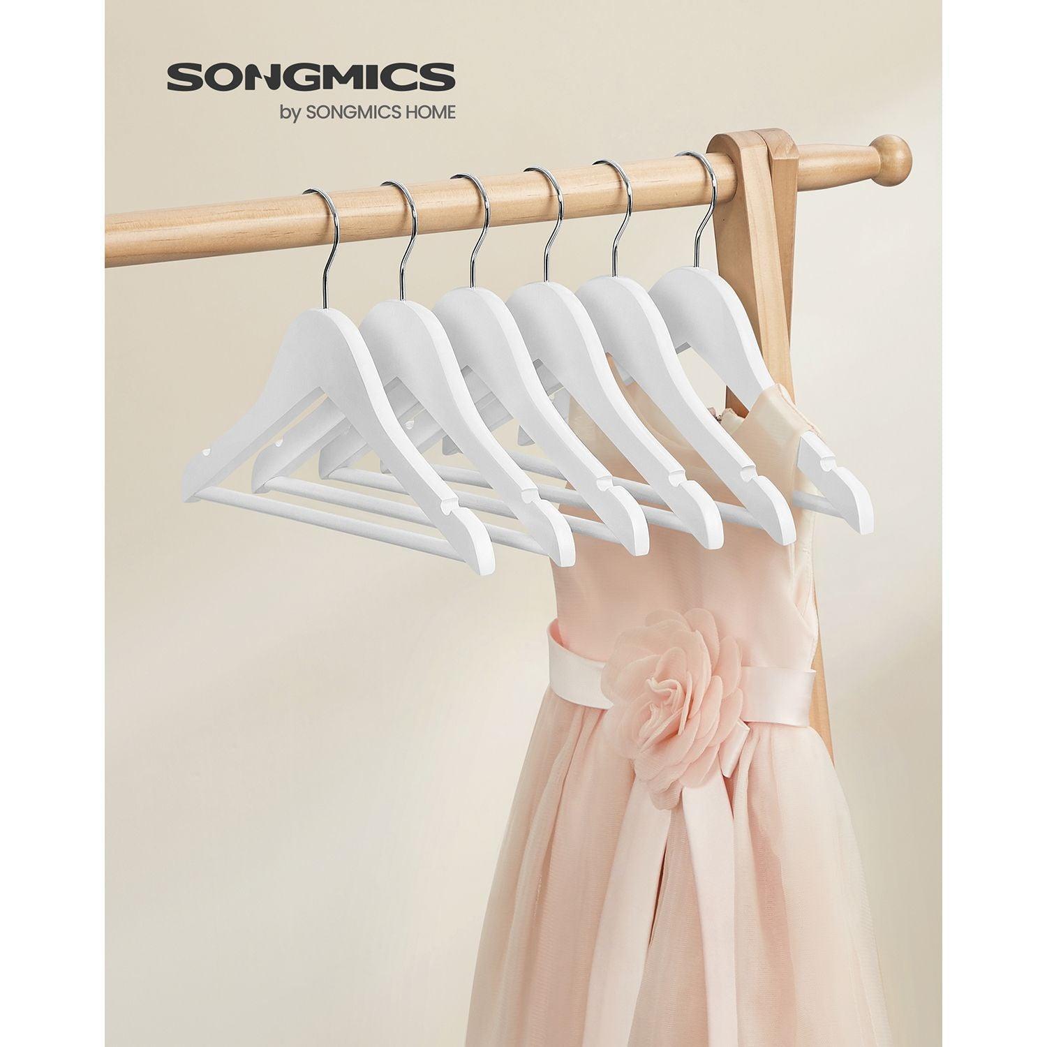 Set of 20 Kids Wooden Hangers FredCo