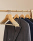 Set of 20 Velvet Wooden Hangers FredCo