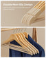 Set of 20 Velvet Wooden Hangers FredCo