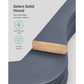 Set of 20 Wooden Hangers Lead Grey FredCo
