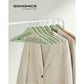 Set of 20 Wooden Hangers Light Green FredCo