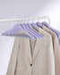 Set of 20 Wooden Hangers Light Purple FredCo