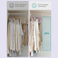 Set of 30 Velvet Hangers with Clips Pale Purple FredCo