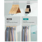 Set of 50 Clothes Hangers Black and Brown FredCo