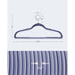 Set of 50 Clothes Hangers Dark Blue Ash and Light Blue Ash FredCo