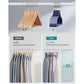 Set of 50 Clothes Hangers Dark Blue Ash and Light Blue Ash FredCo