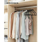 Set of 50 Rubber-Coated Plastic Hangers Gray FredCo