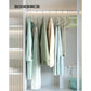 Set of 50 Velvet Hangers Pale Green FredCo