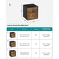 Set of 6 Storage Bins with Handles FredCo