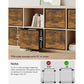 Set of 6 Storage Bins with Handles FredCo