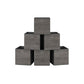 Set of 6 Storage Cubes 11.8 x 11.8 x 11.8 Inches Misty Gray FredCo