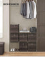 Set of 6 Storage Cubes 13 x 13 x 13 Inches Chestnut Brown FredCo