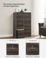 Set of 6 Storage Cubes 13 x 13 x 13 Inches Chestnut Brown FredCo