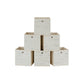 Set of 6 Storage Cubes 13 x 13 x 13 Inches Vintage White FredCo