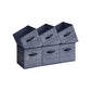 Set of 6 Storage Cubes Navy Blue FredCo