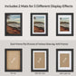 Set of 7 Picture Frames with 10 Mats Ash Black FredCo