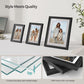 Set of 7 Picture Frames with 10 Mats Ash Black FredCo