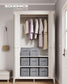 Set of 8 Foldable Storage Cubes Cattail Gray FredCo