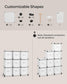 Set of 9-Cube Organizer Cloud White FredCo