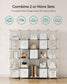 Set of 9-Cube Organizer Cloud White FredCo
