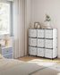 Set of 9-Cube Organizer Cloud White FredCo