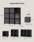 Set of 9-Cube Organizer Ink Black and Dove Gray FredCo